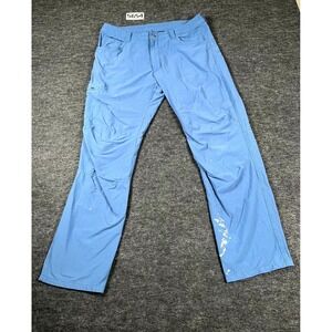 Patagonia Common Threads Partnership Pants Mens 33 Blue Stretch Quandary Hiking